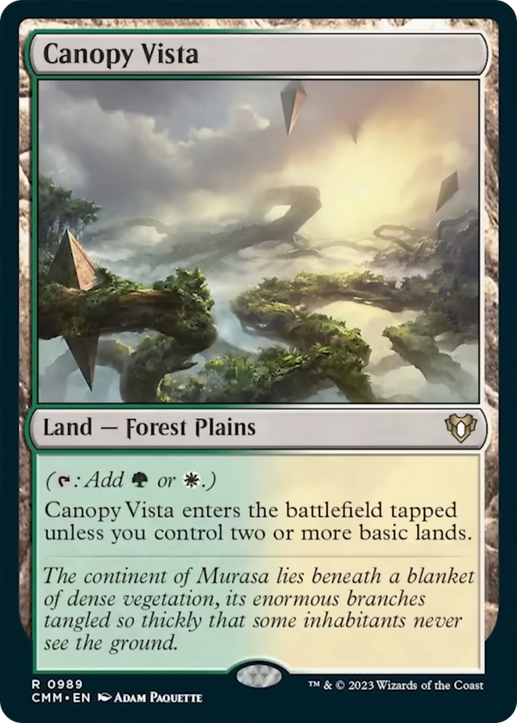 Canopy Vista [Commander Masters] | Exor Games New Glasgow