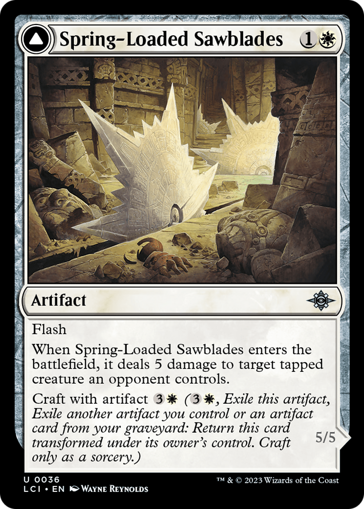 Spring-Loaded Sawblades // Bladewheel Chariot [The Lost Caverns of Ixalan] | Exor Games New Glasgow