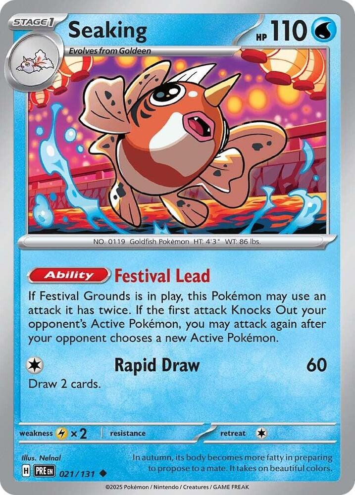 Seaking (021/131) [Scarlet & Violet: Prismatic Evolutions] | Exor Games New Glasgow
