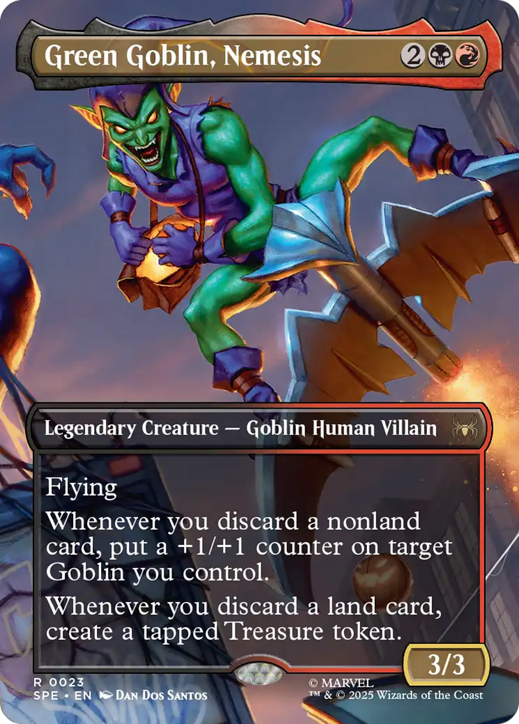Green Goblin, Nemesis (Borderless) [Marvel's Spider-Man: Eternal-Legal] | Exor Games New Glasgow