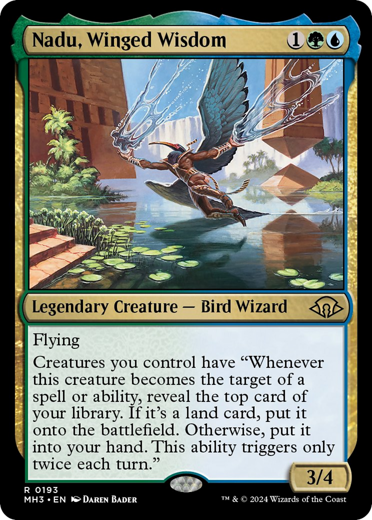 Nadu, Winged Wisdom [Modern Horizons 3] | Exor Games New Glasgow