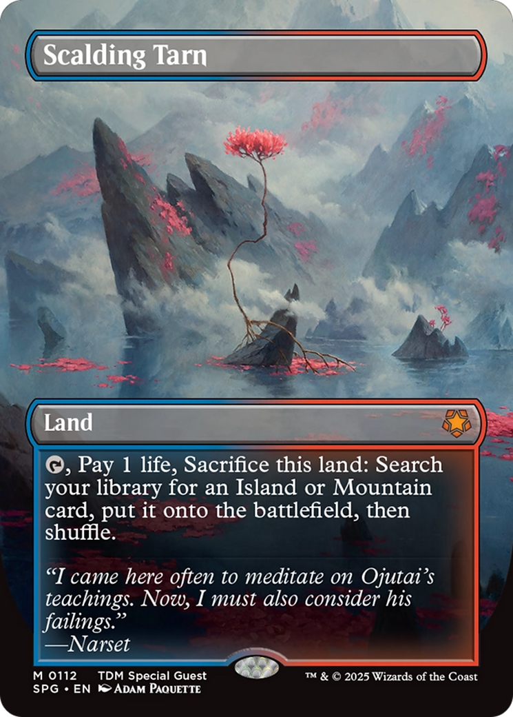 Scalding Tarn (Borderless) [Tarkir: Dragonstorm Special Guests] | Exor Games New Glasgow