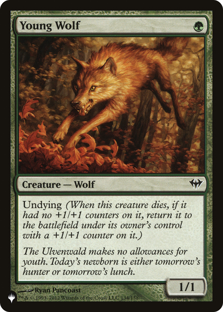 Young Wolf [The List Reprints] | Exor Games New Glasgow