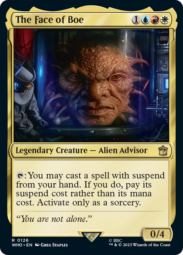 The Face of Boe [Doctor Who] | Exor Games New Glasgow
