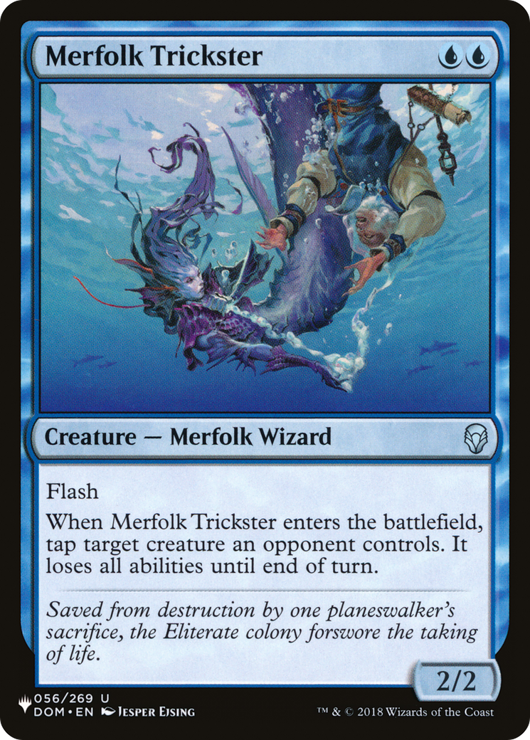 Merfolk Trickster [The List Reprints] | Exor Games New Glasgow