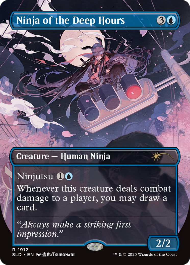 Ninja of the Deep Hours (Rainbow Foil) [Secret Lair Drop Series] | Exor Games New Glasgow
