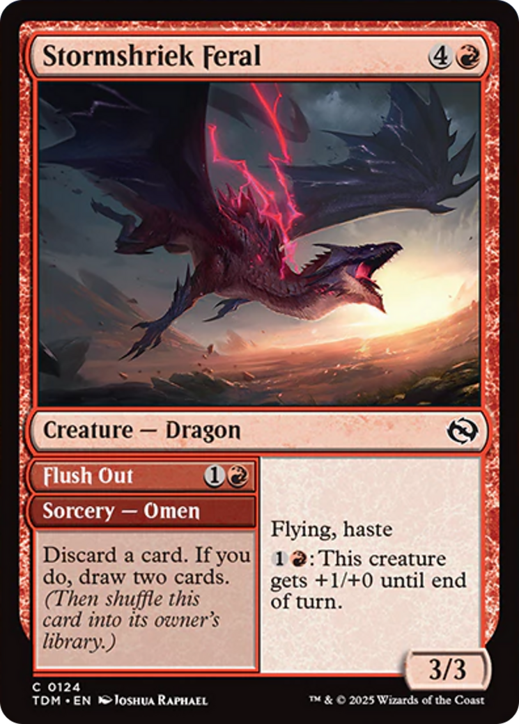 Stormshriek Feral [Tarkir: Dragonstorm] | Exor Games New Glasgow