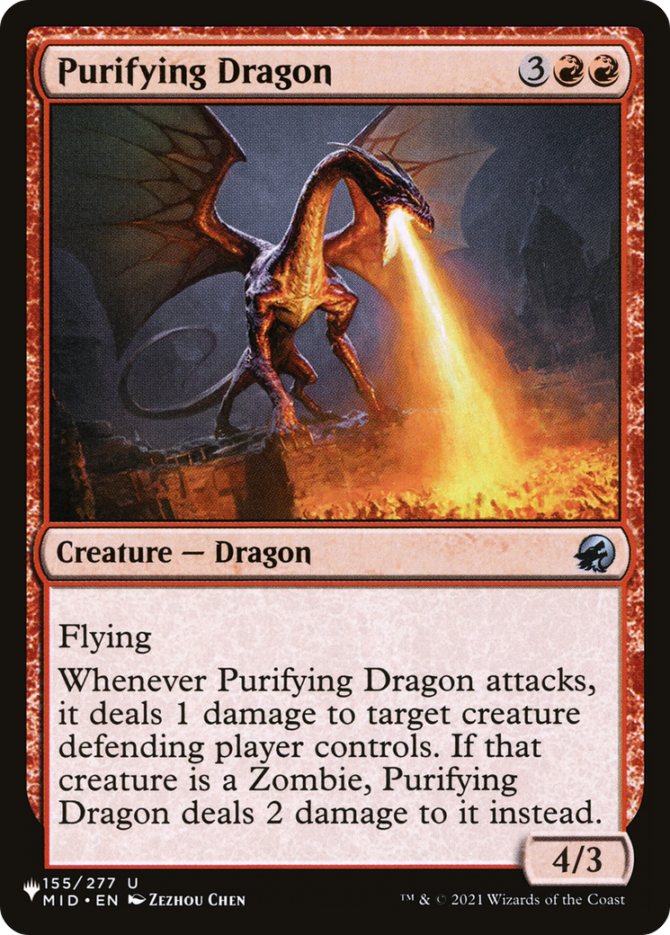 Purifying Dragon [The List Reprints] | Exor Games New Glasgow