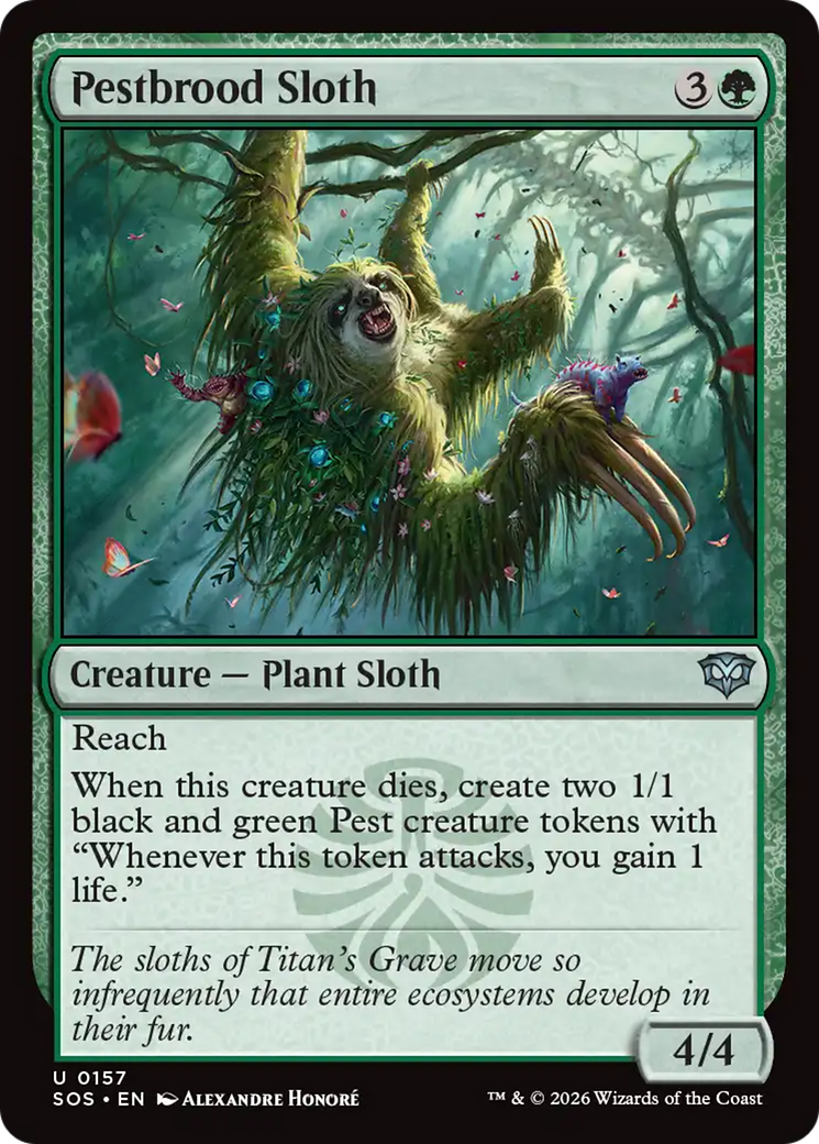 Pestbrood Sloth [Secrets of Strixhaven] | Exor Games New Glasgow