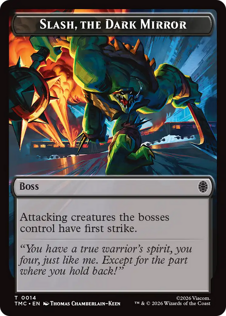 Slash, The Dark Mirror [Teenage Mutant Ninja Turtles Commander Tokens] | Exor Games New Glasgow