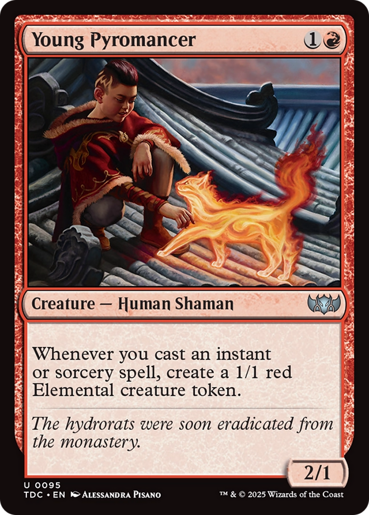 Young Pyromancer [Tarkir: Dragonstorm Commander] | Exor Games New Glasgow