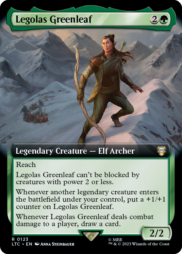 Legolas Greenleaf (Extended Art) [The Lord of the Rings: Tales of Middle-Earth Commander] | Exor Games New Glasgow