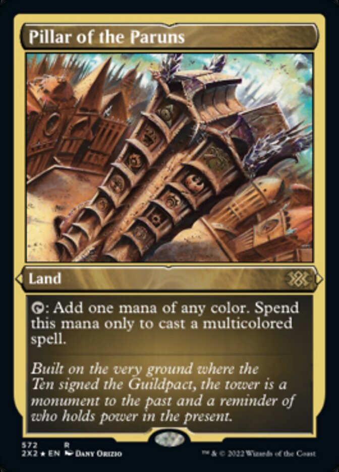 Pillar of the Paruns (Foil Etched) [Double Masters 2022] | Exor Games New Glasgow