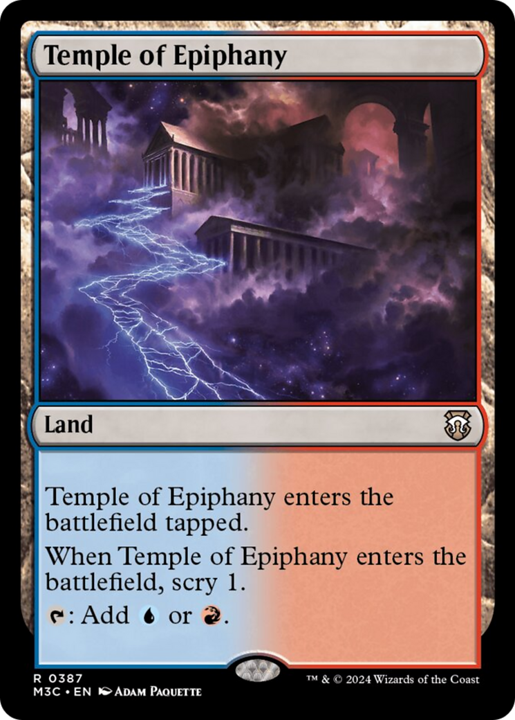 Temple of Epiphany [Modern Horizons 3 Commander] | Exor Games New Glasgow