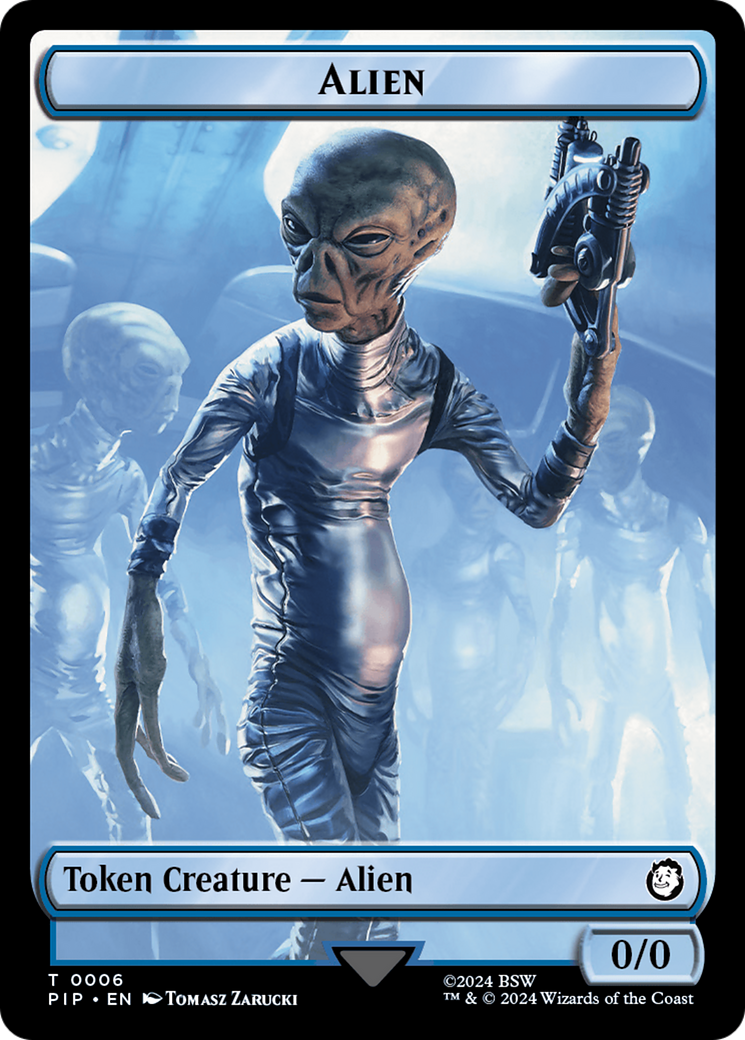 Food (0014) // Alien Double-Sided Token [Fallout Tokens] | Exor Games New Glasgow