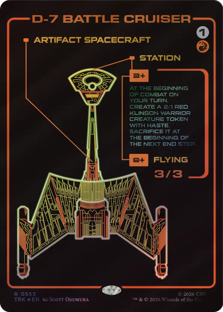 D-7 Battle Cruiser (Showcase) [Star Trek] | Exor Games New Glasgow