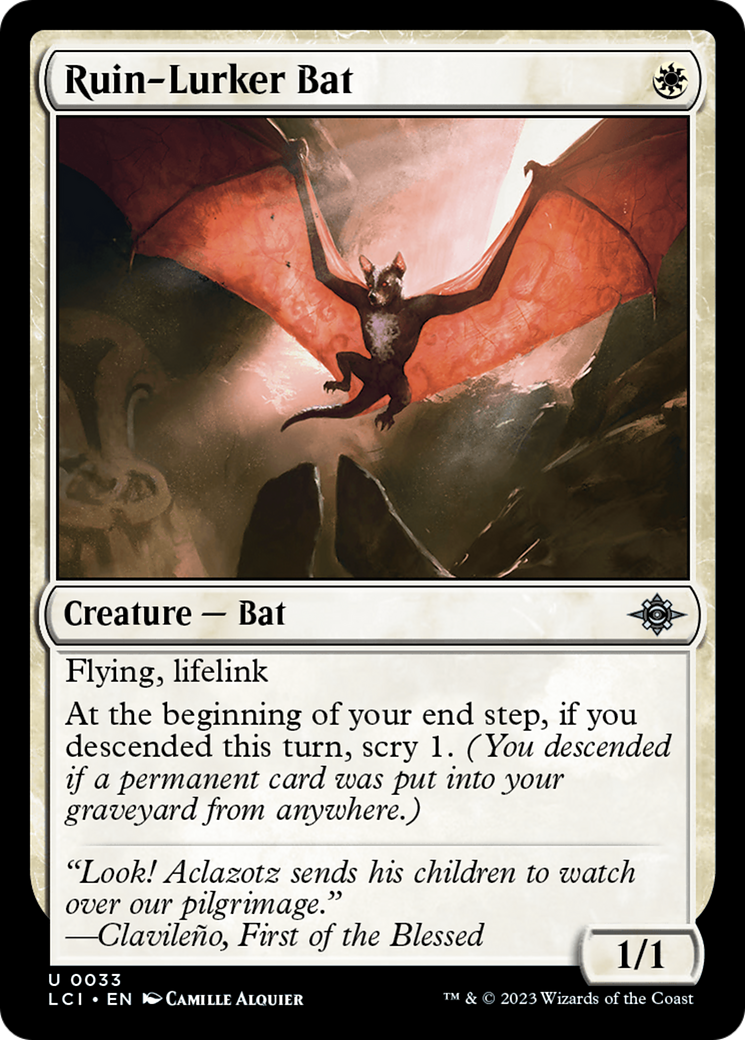 Ruin-Lurker Bat [The Lost Caverns of Ixalan] | Exor Games New Glasgow