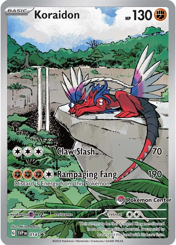 Koraidon (124/198) (Pokemon Center Exclusive) [Scarlet & Violet: Black Star Promos] | Exor Games New Glasgow