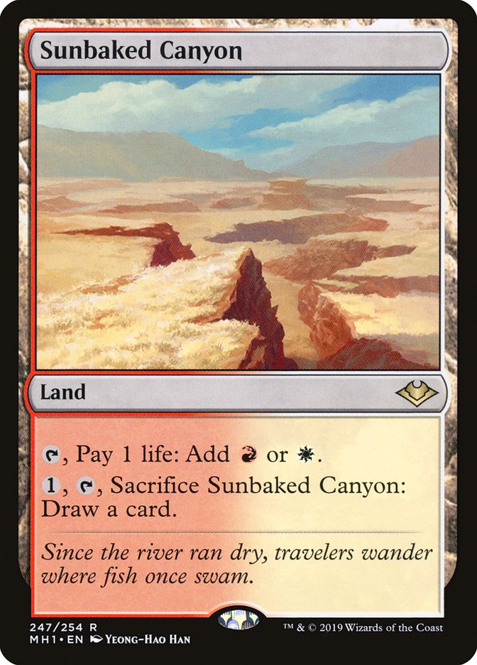 Sunbaked Canyon [Modern Horizons] | Exor Games New Glasgow