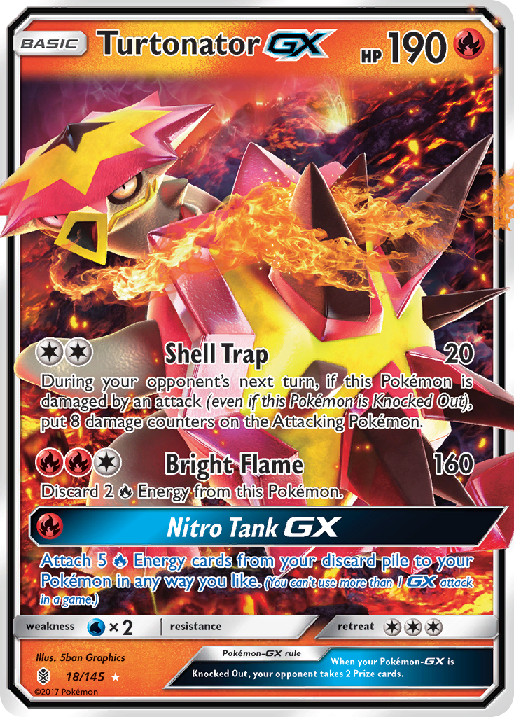 Turtonator GX (18/145) [Sun & Moon: Guardians Rising] | Exor Games New Glasgow