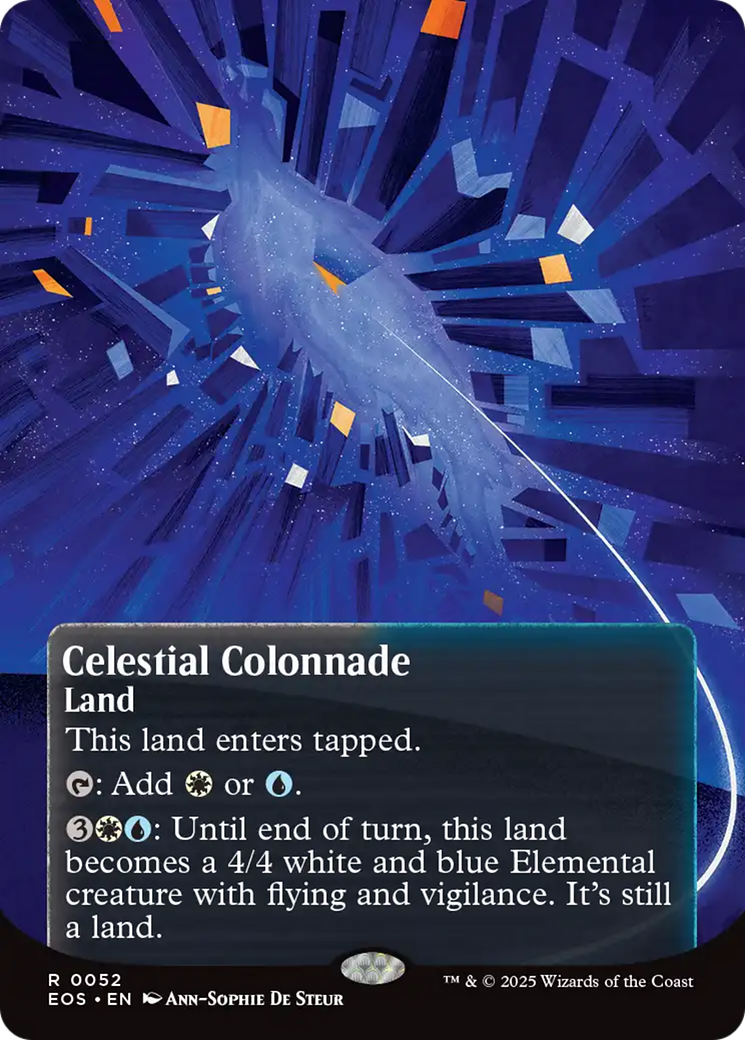 Celestial Colonnade (0052) (Borderless) [Edge of Eternities: Stellar Sights] | Exor Games New Glasgow