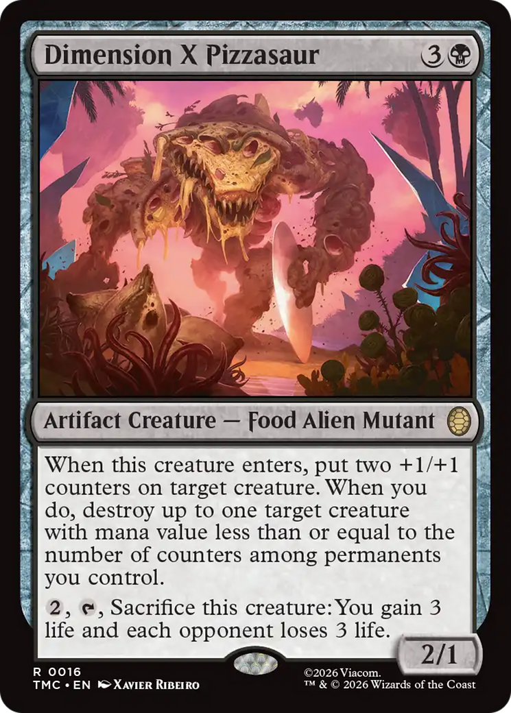 Dimension X Pizzasaur [Teenage Mutant Ninja Turtles Commander] | Exor Games New Glasgow