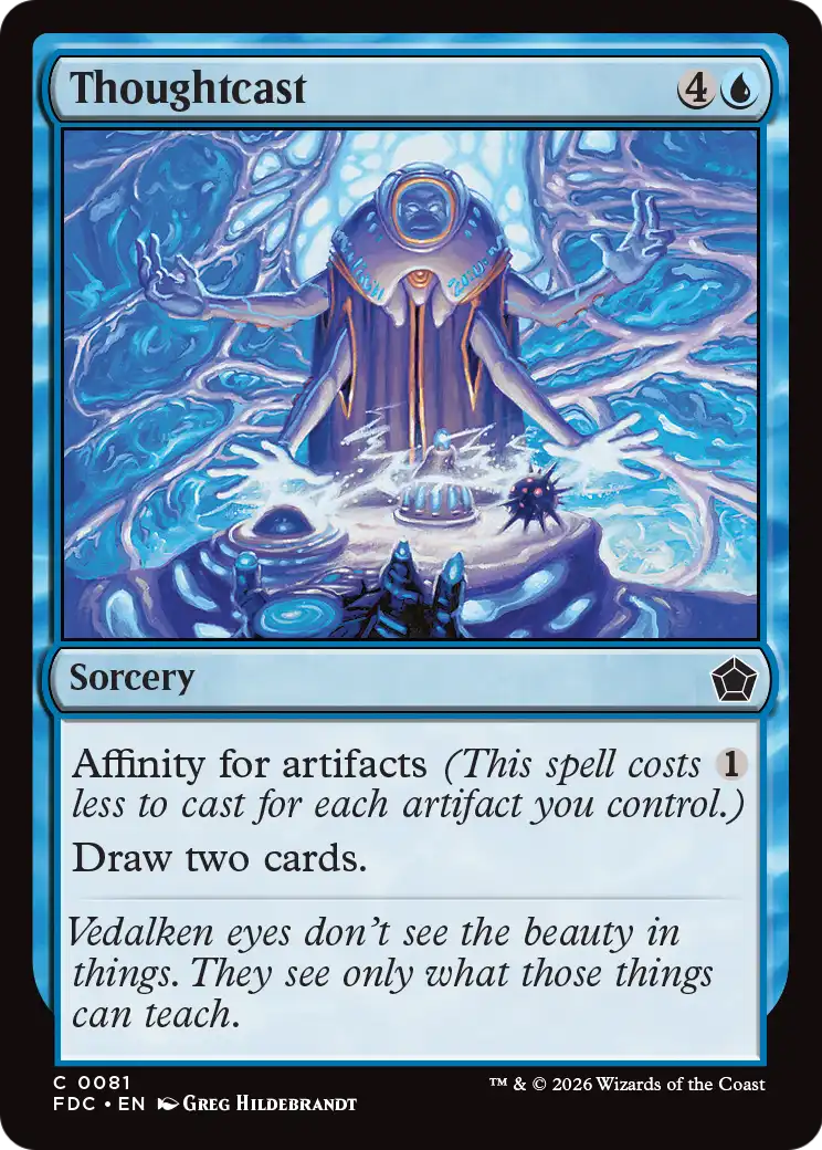 Thoughtcast [Foundations Commander] | Exor Games New Glasgow