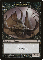 Angel // Demon Double-Sided Token [Avacyn Restored Tokens] | Exor Games New Glasgow
