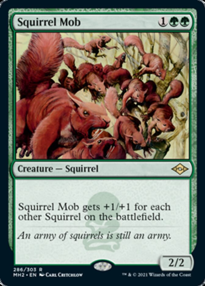 Squirrel Mob (Foil Etched) [Modern Horizons 2] | Exor Games New Glasgow