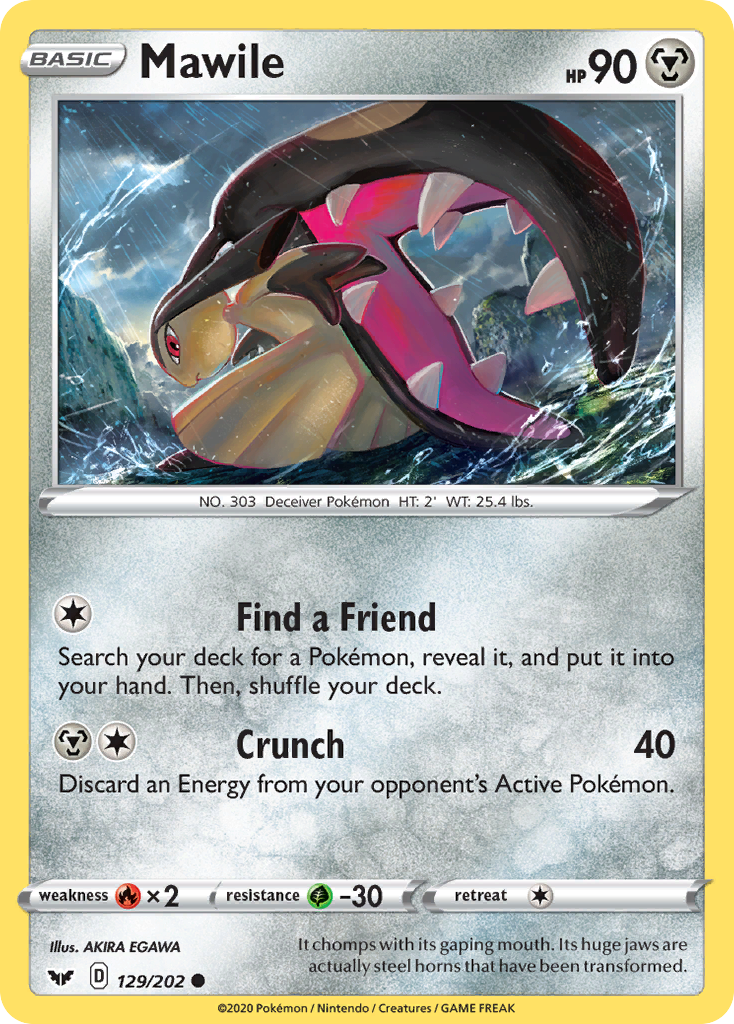 Mawile (129/202) [Sword & Shield: Base Set] | Exor Games New Glasgow