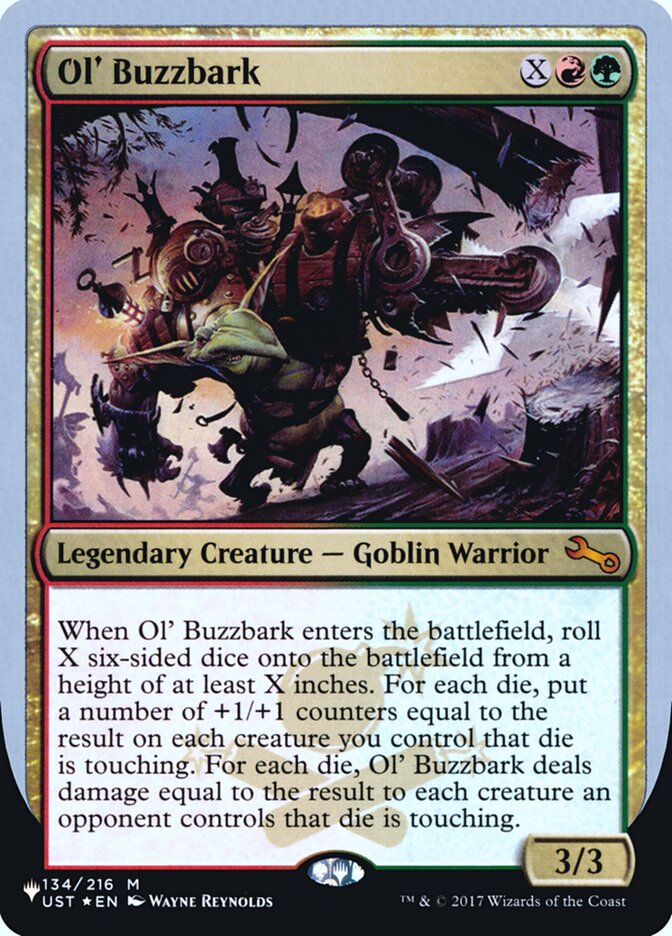 Ol' Buzzbark (Unfinity Foil Edition) [The List] | Exor Games New Glasgow