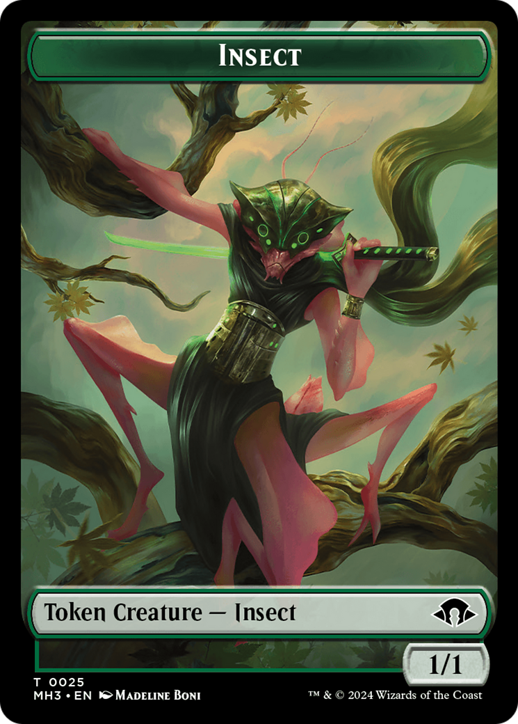 Insect Token (0025) [Modern Horizons 3 Tokens] | Exor Games New Glasgow