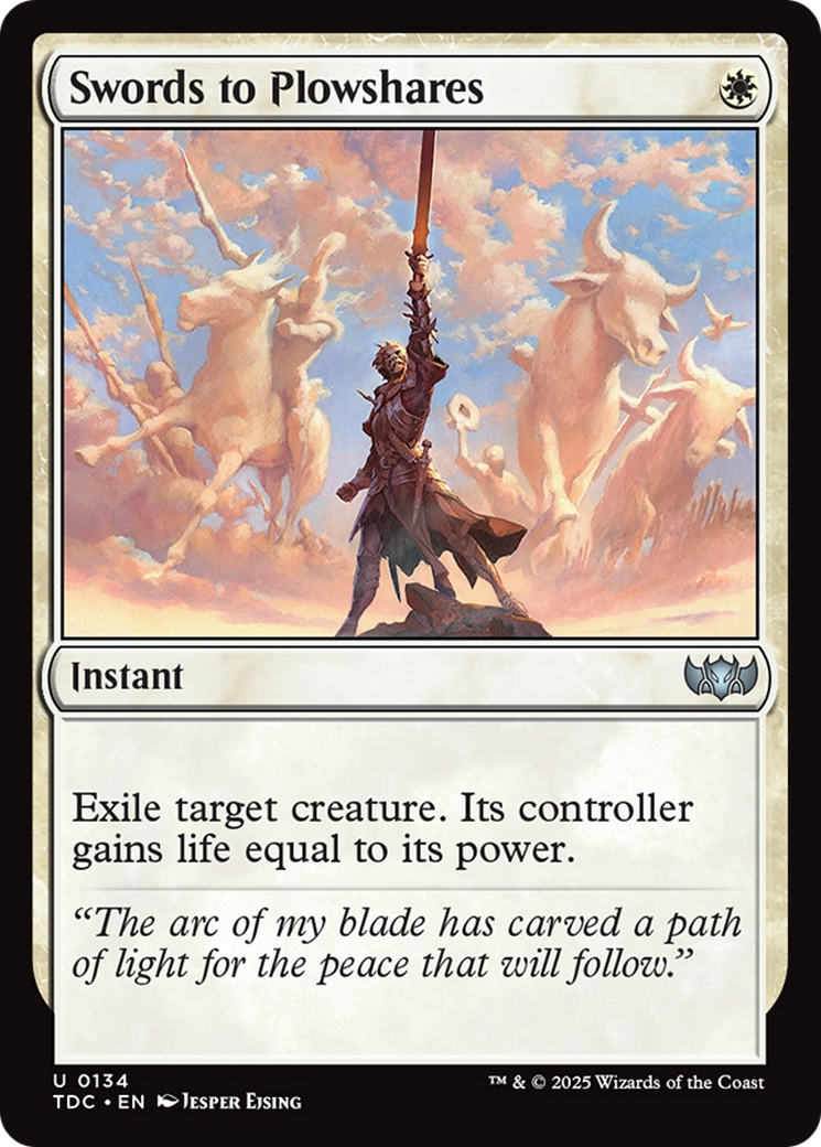 Swords to Plowshares [Tarkir: Dragonstorm Commander] | Exor Games New Glasgow