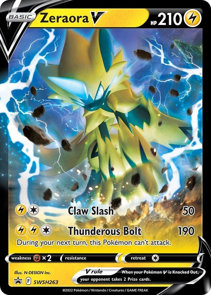 Zeraora V (SWSH263) [Sword & Shield: Black Star Promos] | Exor Games New Glasgow