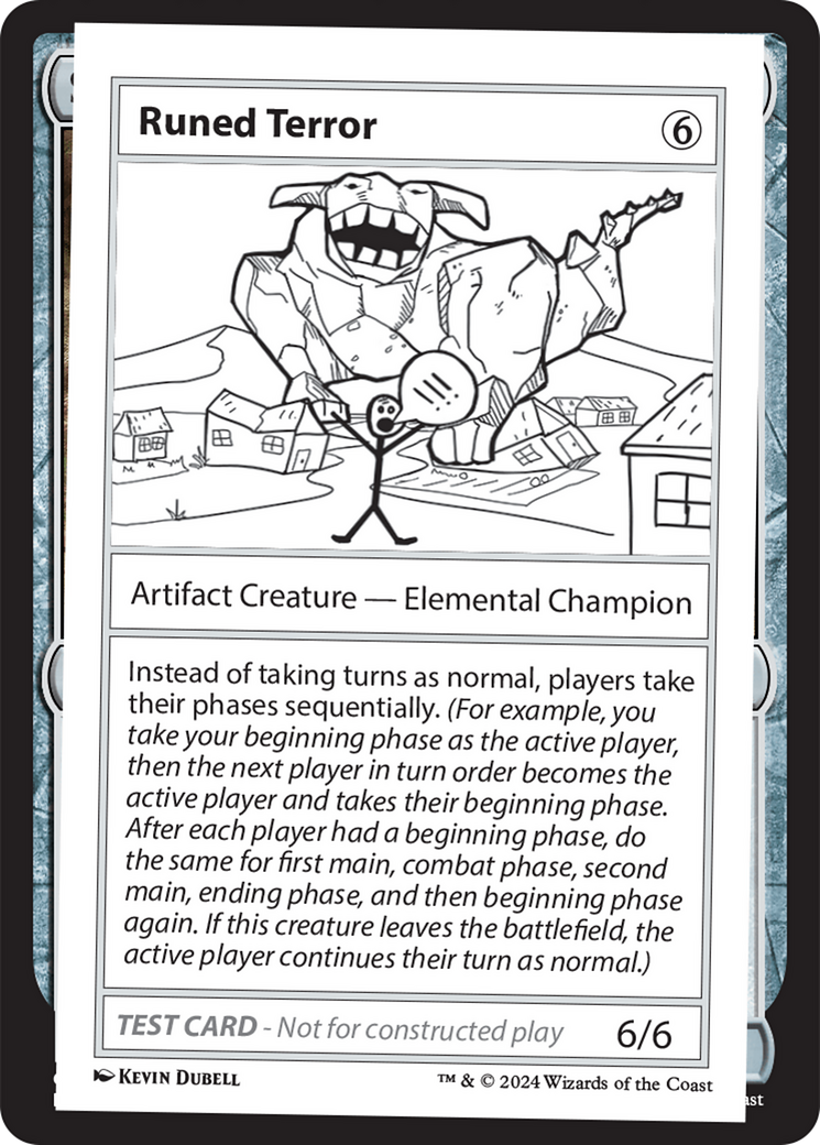 Runed Terror [Mystery Booster 2 Playtest Cards] | Exor Games New Glasgow