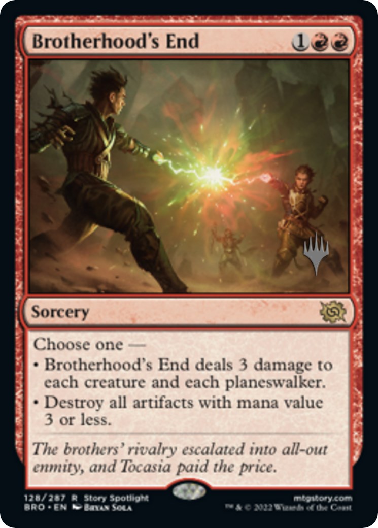 Brotherhood's End (Promo Pack) [The Brothers' War Promos] | Exor Games New Glasgow