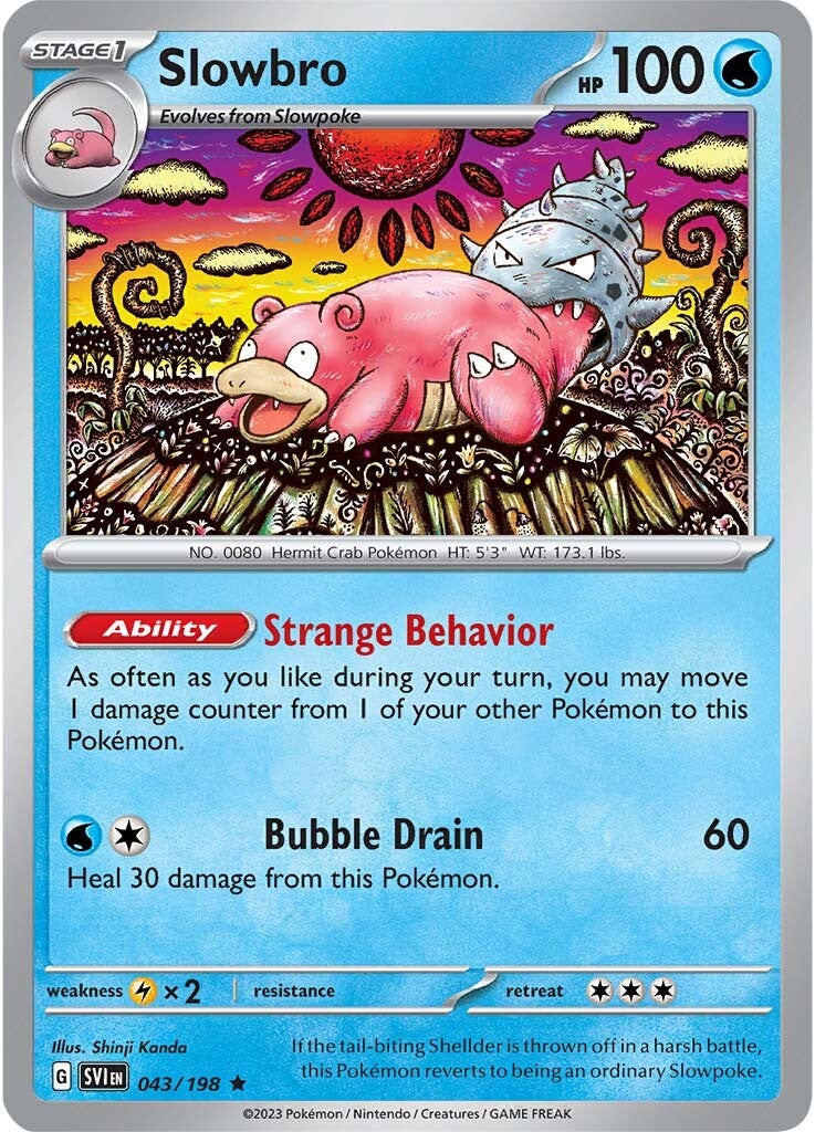 Slowbro (043/198) [Scarlet & Violet: Base Set] | Exor Games New Glasgow