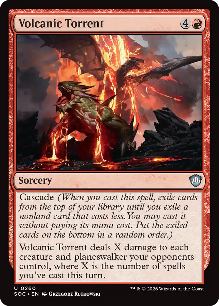 Volcanic Torrent [Secrets of Strixhaven Commander] | Exor Games New Glasgow