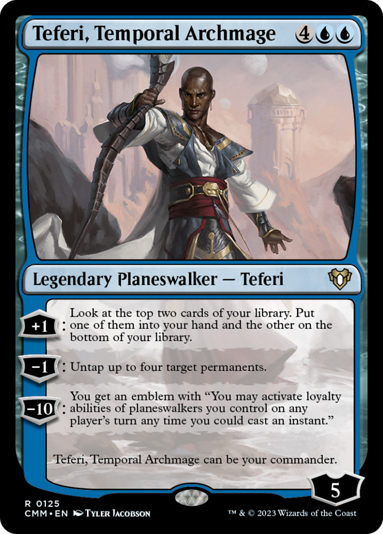 Teferi, Temporal Archmage [Commander Masters] | Exor Games New Glasgow