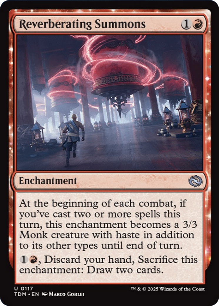 Reverberating Summons [Tarkir: Dragonstorm] | Exor Games New Glasgow