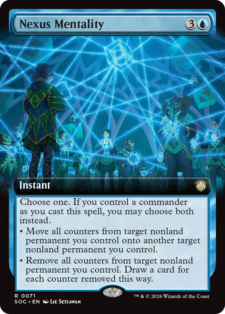 Nexus Mentality (Extended Art) [Secrets of Strixhaven Commander] | Exor Games New Glasgow
