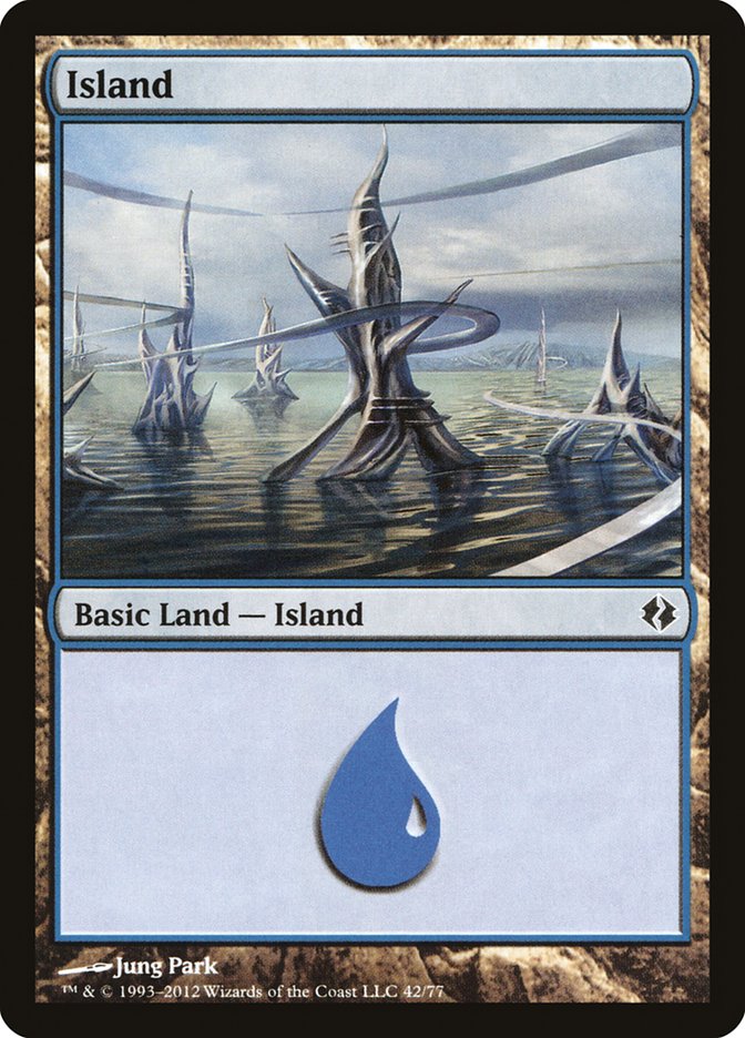 Island (42) [Duel Decks: Venser vs. Koth] | Exor Games New Glasgow