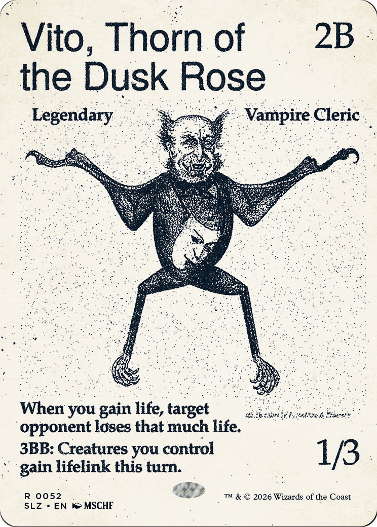 Vito, Thorn of the Dusk Rose (0052) [Secret Lair x MSCHF: The Zeta Set] | Exor Games New Glasgow
