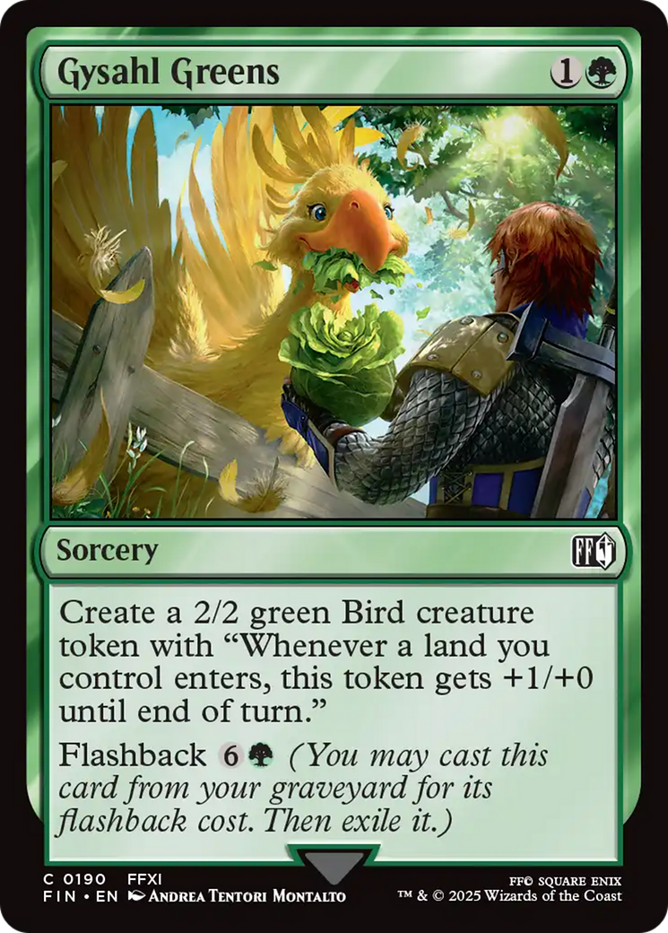 Gysahl Greens [FINAL FANTASY] | Exor Games New Glasgow