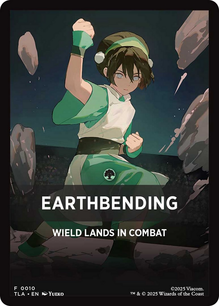 Earthbending Theme Card [Avatar: The Last Airbender] | Exor Games New Glasgow