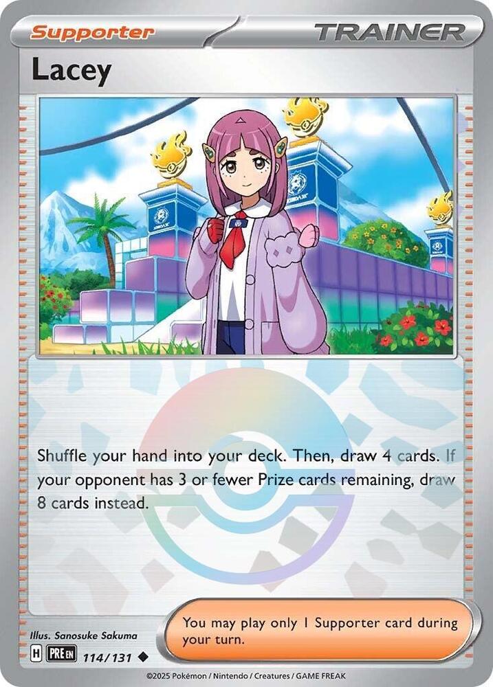 Lacey (114/131) (Poke Ball Pattern) [Scarlet & Violet: Prismatic Evolutions] | Exor Games New Glasgow