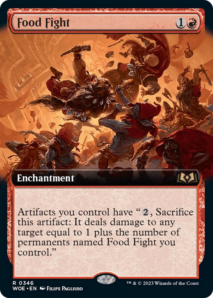 Food Fight (Extended Art) [Wilds of Eldraine] | Exor Games New Glasgow