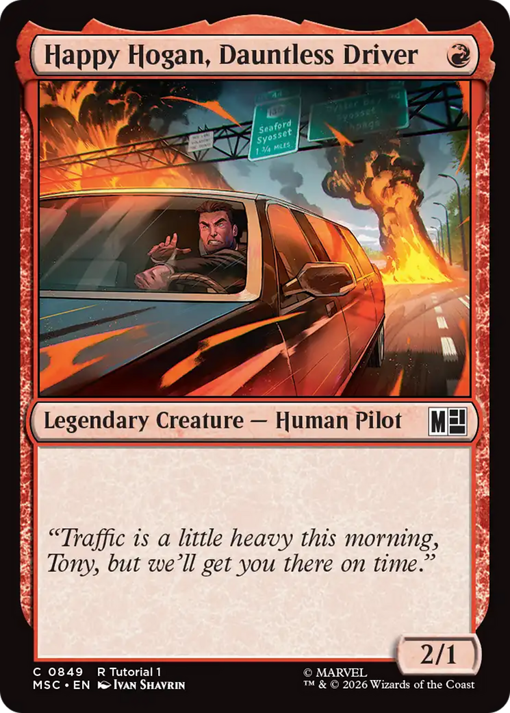 Happy Hogan, Dauntless Driver (0849) [Marvel Super Heroes Commander] | Exor Games New Glasgow