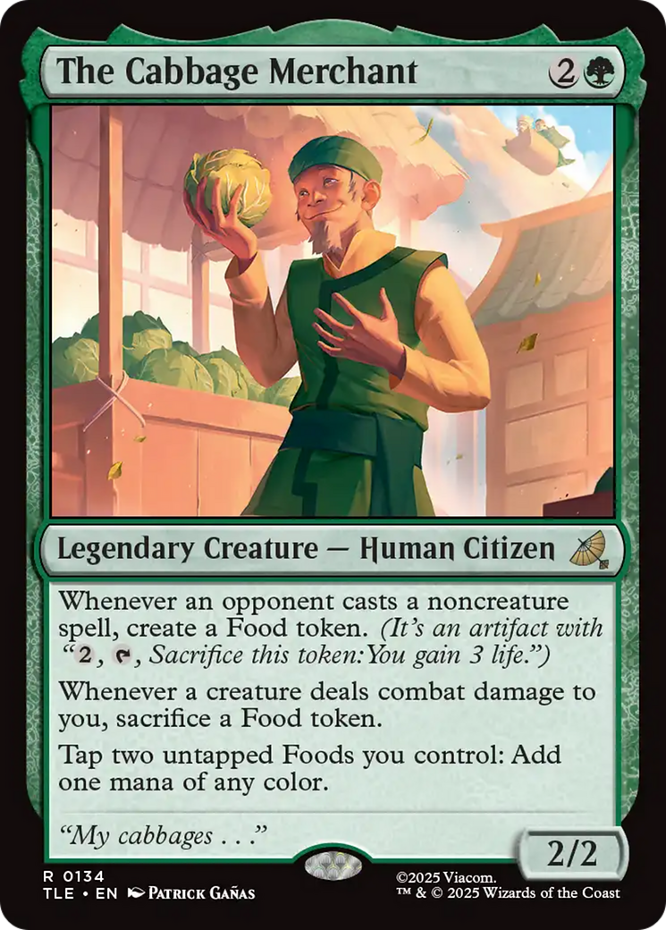 The Cabbage Merchant [Avatar: The Last Airbender: Eternal-Legal] | Exor Games New Glasgow