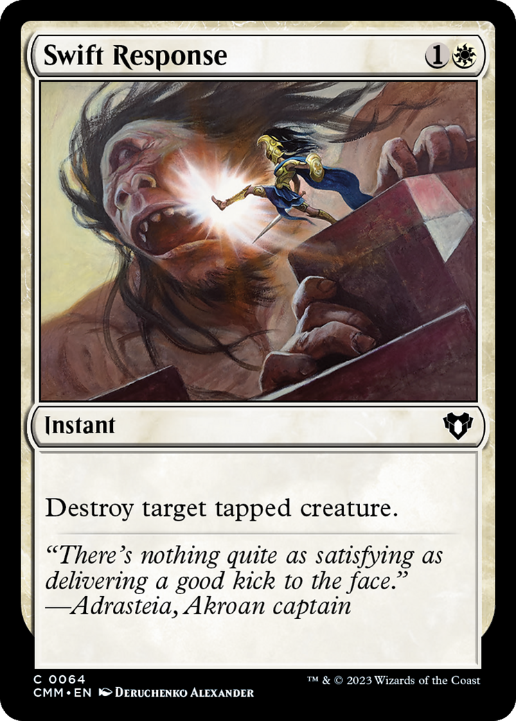 Swift Response [Commander Masters] | Exor Games New Glasgow